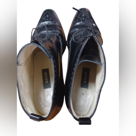 Bally Leather Dress Shoes Loafer Black Size 40 (9) EUC - Picture 6 of 8